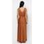 Dante 6 MARCIA SATIN MAXI DRESS ORANJE