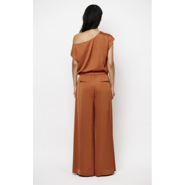 Dante 6 ROAM SATIN DRAPEY TOP SUNSET ORANJE