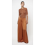 Dante 6 ONIQUE SATIN PANTS SUNSET ORANJE