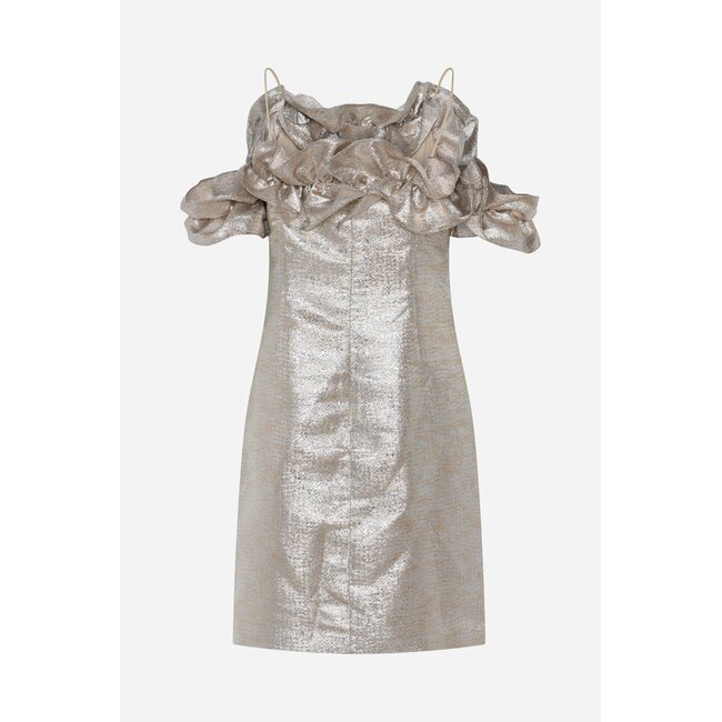 Bruuns Bazaar MARTHA DRESS GOLD/SILVER