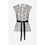 Bruuns Bazaar ORIIA BLOUSES CREAM/BLACK
