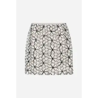 Bruuns Bazaar JOANAS SKIRT CREAM/BLACK