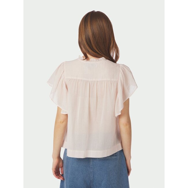 Neo Noir VINSA S VOILE TOP LIGHT PINK