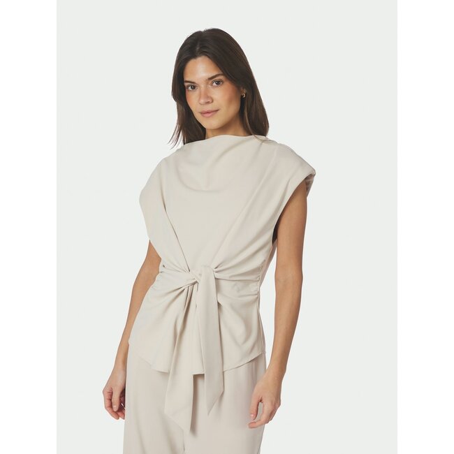 Neo Noir KATARIM CREPE TOP IVORY