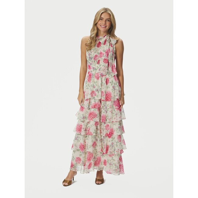 Neo Noir MARLI BIG FLOWER DRESS CREME