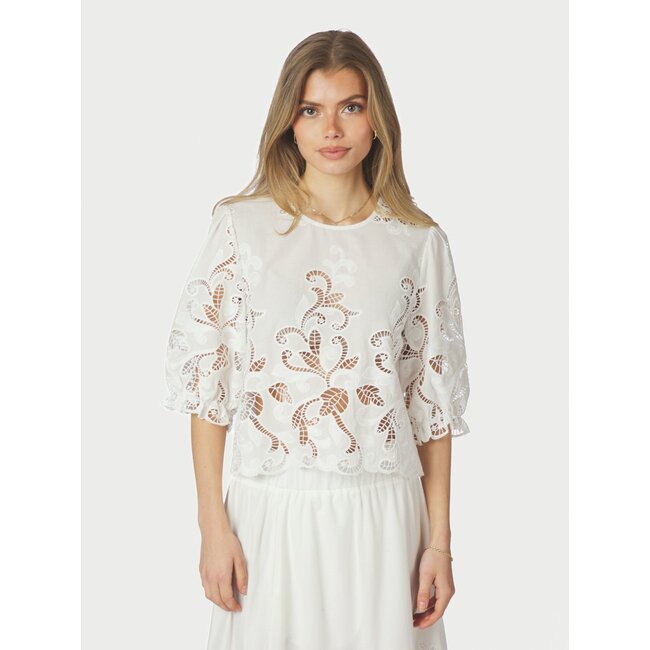 Neo Noir FIA BLOUSE WHITE
