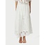 Neo Noir YARA LONG EMB SKIRT WHITE