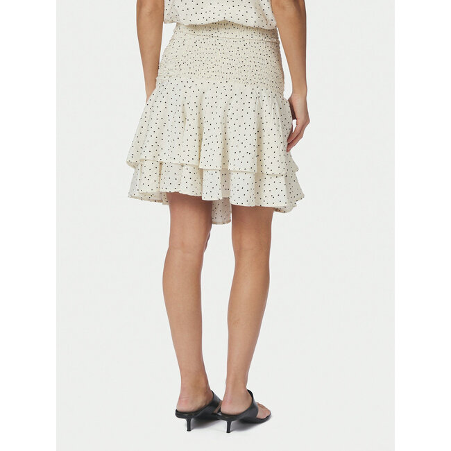 Neo Noir JANIE MINI DOT SKIRT OFF-WHITE