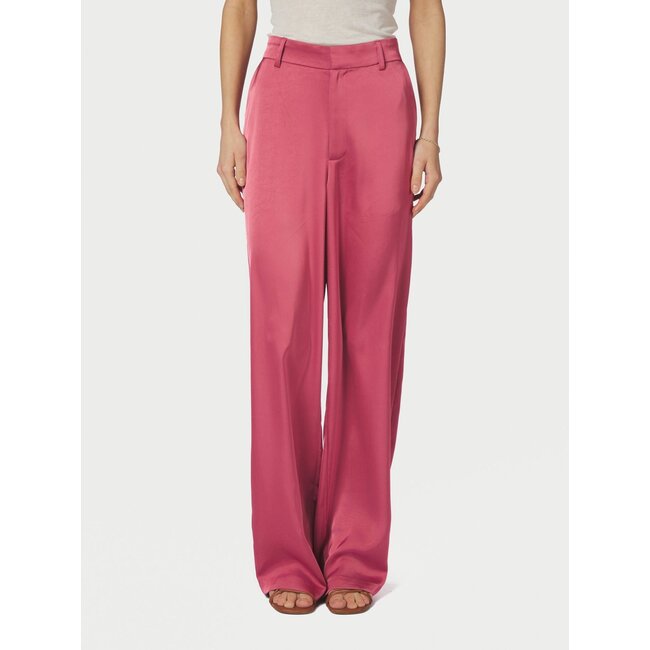 Neo Noir EMMETT HEAVY SATEEN PANTS CHERRY PINK