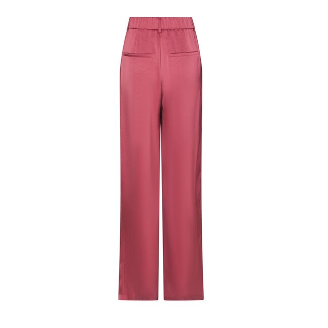 Neo Noir EMMETT HEAVY SATEEN PANTS CHERRY PINK