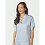 Neo Noir ANELLE HEAVY SATEEN BLOUSE LIGHT BLUE