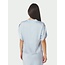 Neo Noir ANELLE HEAVY SATEEN BLOUSE LIGHT BLUE