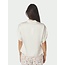 Neo Noir ANELLE HEAVY SATEEN BLOUSE PEARL