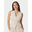 Neo Noir SAMARA RAMIE WAISTCOAT NATURAL