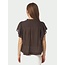 Neo Noir VINSA S VOILE TOP DARK BROWN