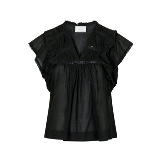 Neo Noir JAYLA S VOILE TOP BLACK