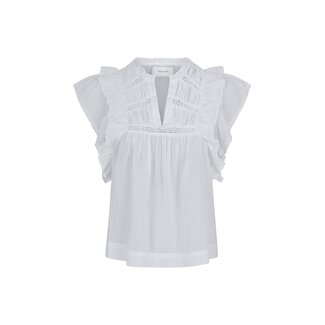 Neo Noir JAYLA S VOILE TOP WHITE