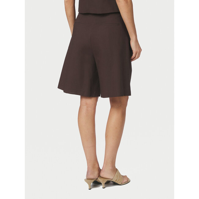 Neo Noir NIKA LINEN SHORTS DARK BROWN