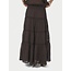 Neo Noir FELICIA S VOILE SKIRT DARK BROWN