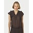 Neo Noir JAYLA S VOILE TOP DARK BROWN