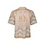 Neo Noir TORANA FLOWER BORDER BLOUSE FLOWER PEACH