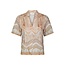 Neo Noir TORANA FLOWER BORDER BLOUSE FLOWER PEACH