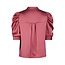 Neo Noir ROELLA HEAVY SATEEN BLOUSE CHERRY PINK