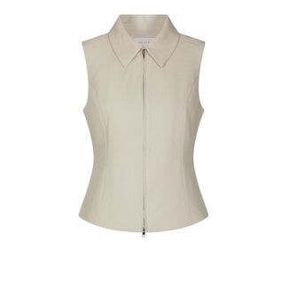 Neo Noir ANNABELLA STRUCTURE WAISTCOAT CREME