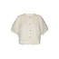 Neo Noir AISA FRILLY BLOUSE CREME