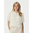 Neo Noir AISA FRILLY BLOUSE CREME