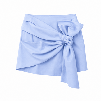 MARCH 23 DRIZZLE SKIRT BLUE
