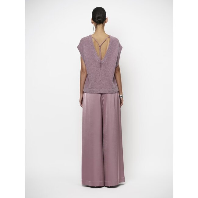 Dante 6 ENOHA OPEN BACK SWEATER MAUVE