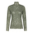 Neo Noir LIZA LACEFLOWER BLOUSE COLD ARMY