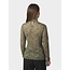 Neo Noir LIZA LACEFLOWER BLOUSE COLD ARMY