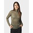 Neo Noir LIZA LACEFLOWER BLOUSE COLD ARMY