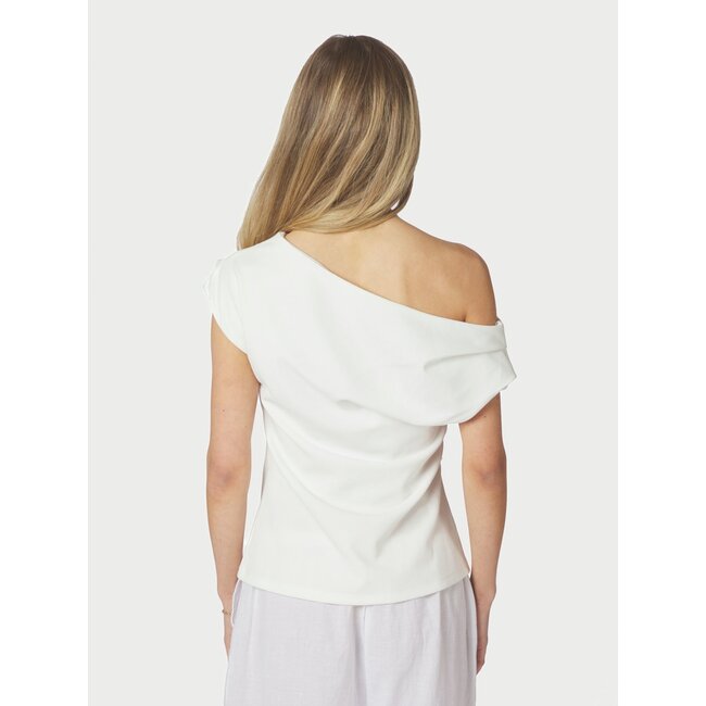 Neo Noir MABELLE DRAPY TOP WHITE