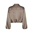 Neo Noir DENIELLE HEAVY SATEEN JACKET DARK TAUPE