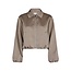 Neo Noir DENIELLE HEAVY SATEEN JACKET DARK TAUPE