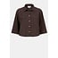 Ame antwerp ODILE BROWN CROPPED POPLIN