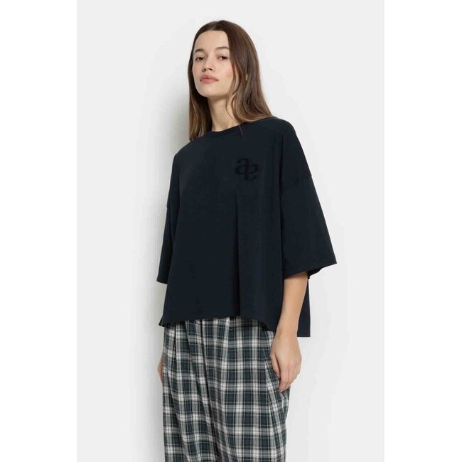 Ame antwerp ELOISE-A  NAVY BOXY T-SHIRT