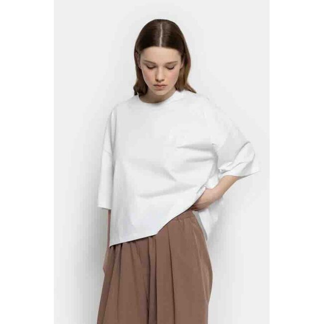 Ame antwerp ELOISE-A WHITE BOXY T-SHIRT