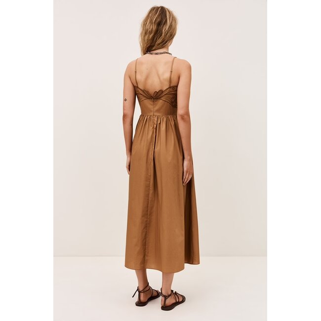 Ba&sh ROBE ROMI CAMEL