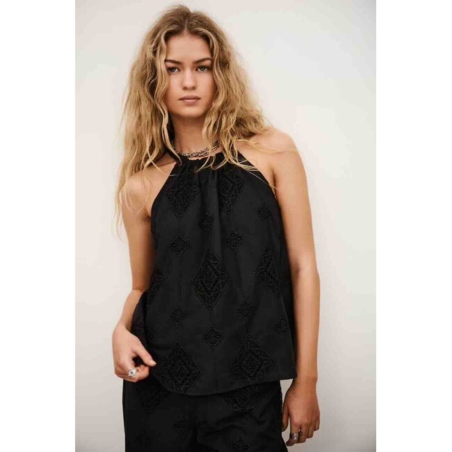 Ba&sh TOP MAXI NOIR