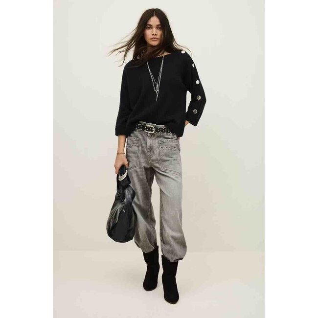 Ba&sh PULL CLASSY NAVY