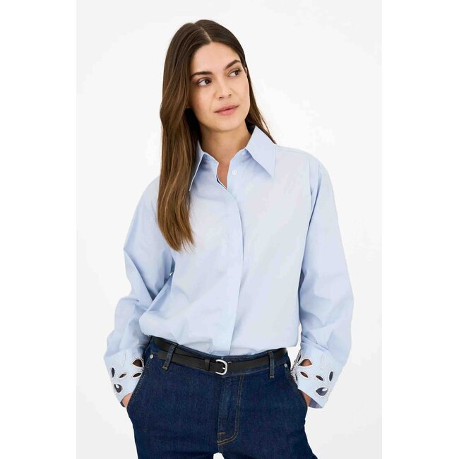 Pieszak PD-DAHLIA LONG SHIRT KENTUCKY BLUE