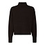 Neo Noir PAULINA KNIT BLOUSE DARK BROWN