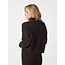 Neo Noir PAULINA KNIT BLOUSE DARK BROWN