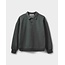 Sofie Schnoor LUME OVERSIZED POLO SWEATSHIRT DARK GREY MEL