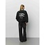 Sofie Schnoor PAROS OVERSIZED PRINTED SWEATSHIRT WASHED BLACK