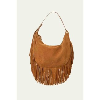 Ba&sh SAC SUEDE YOUYOU HOBO COGNAC